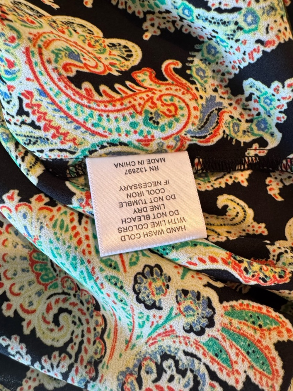 ✨ Rose & Olive Printed Blouse – Effortless Elegance - Picture 7 of 8